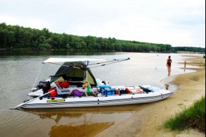 Лодка надувной катамаран-